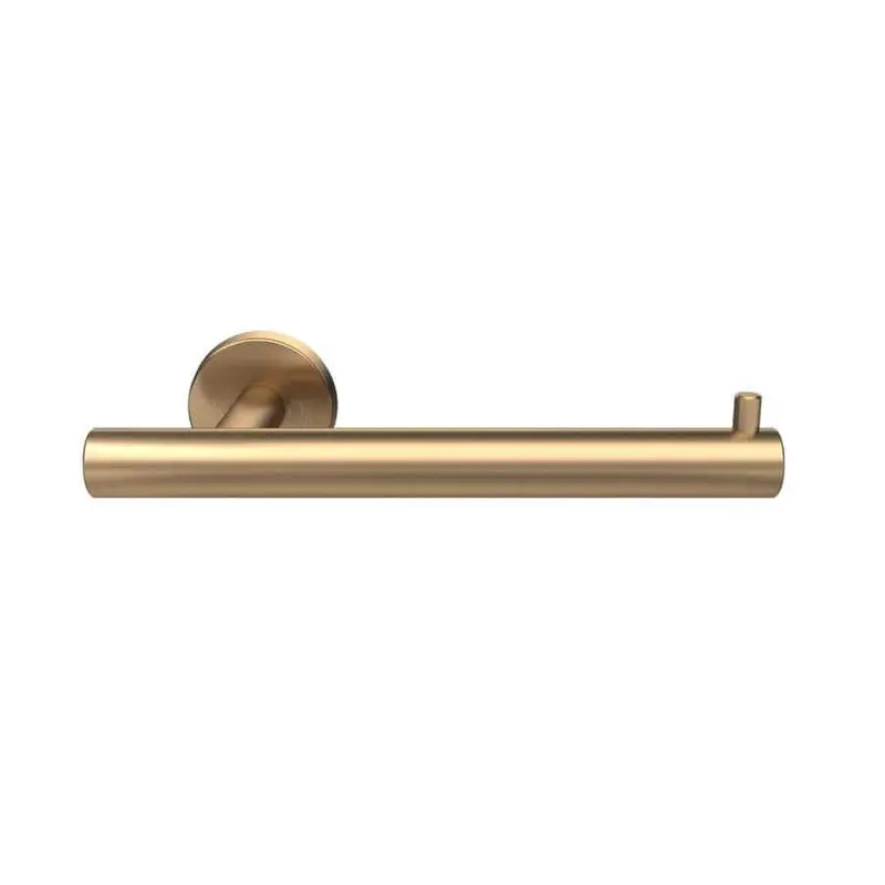 Amerock Arrondi Golden Champagne Wall Mount Single Post Toilet Paper Holder