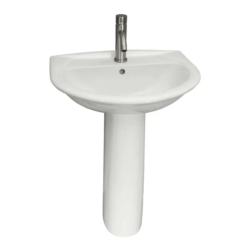 Barclay Products Karla 505 Pedestal Combo Bathroom Sink in White65 / each