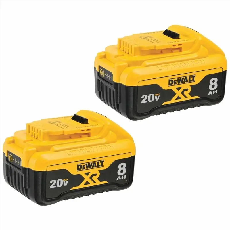 DEWALT DCB208-2 20V MAX* XR 8Ah Battery 2-Pack