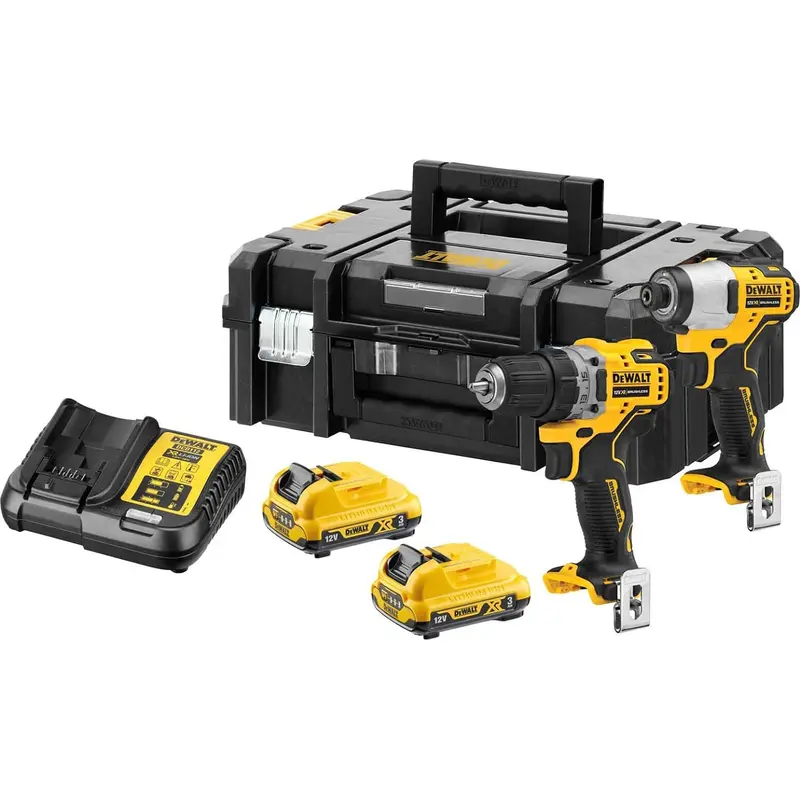 DeWalt 12V XR Brushless Twin Kit | DCK2110L2T-GB