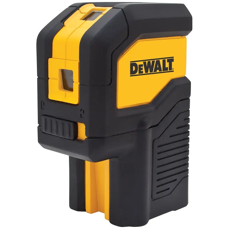 DeWALT DW08302-QU Laser Level, 100 ft, 1/4 in Accuracy, 3-Beam, 3-Dot, Red Laser