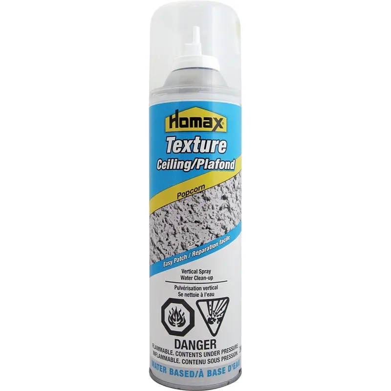 Homax Easy Patch 4194 Popcorn Ceiling Texture Spray, Liquid, White, 14 oz Aersol Can