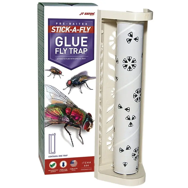 J.T. Eaton Stick-A-Fly 444 Fly Trap, Solid, Petrol, 1, Pack
