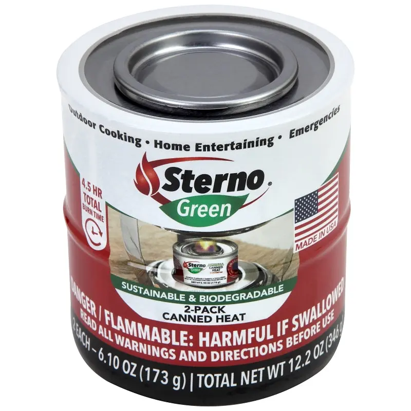 Sterno 20366 Cooking Fuel, 12.2 oz, 2.25 hr Burn Time