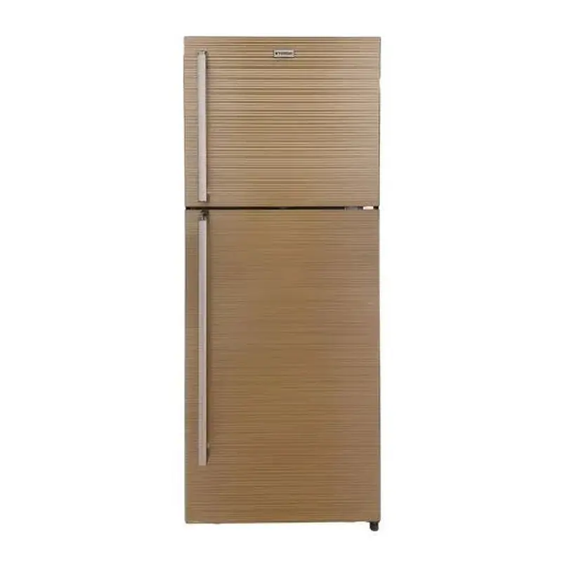 Hyundai Glass Door Two Door Refrigerator 22 Cu FtGold