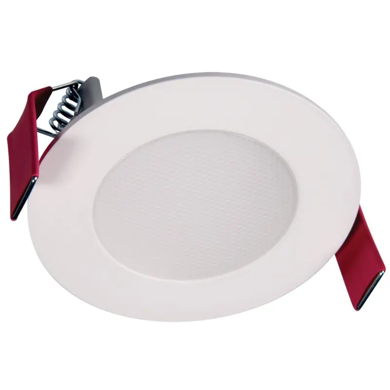 HALO HLB Series HLB3059FS1EMWR Downlight, 9 W, 277 V, LED Lamp, Aluminum, Matte White