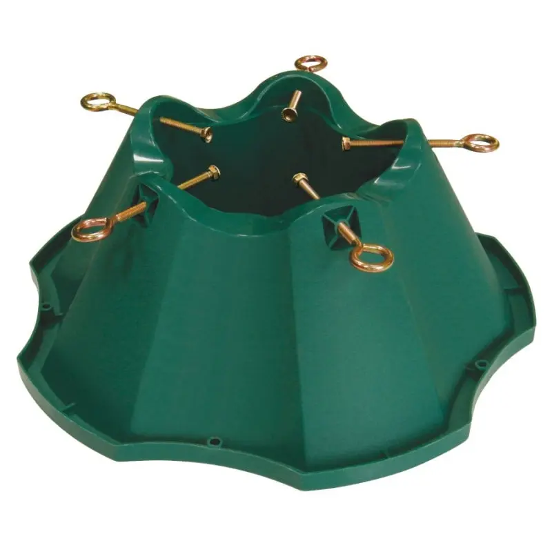 National Holidays 519-ST Tree Stand, Plastic, Green
