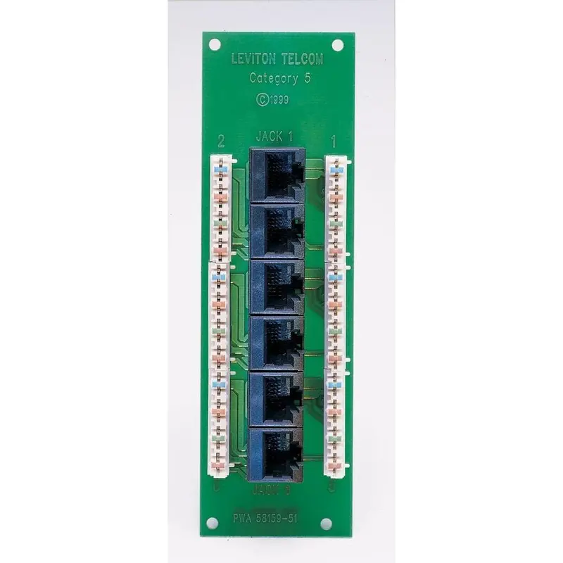 1x6 Cat5E Voice and Data Expansion Board0.5 / each