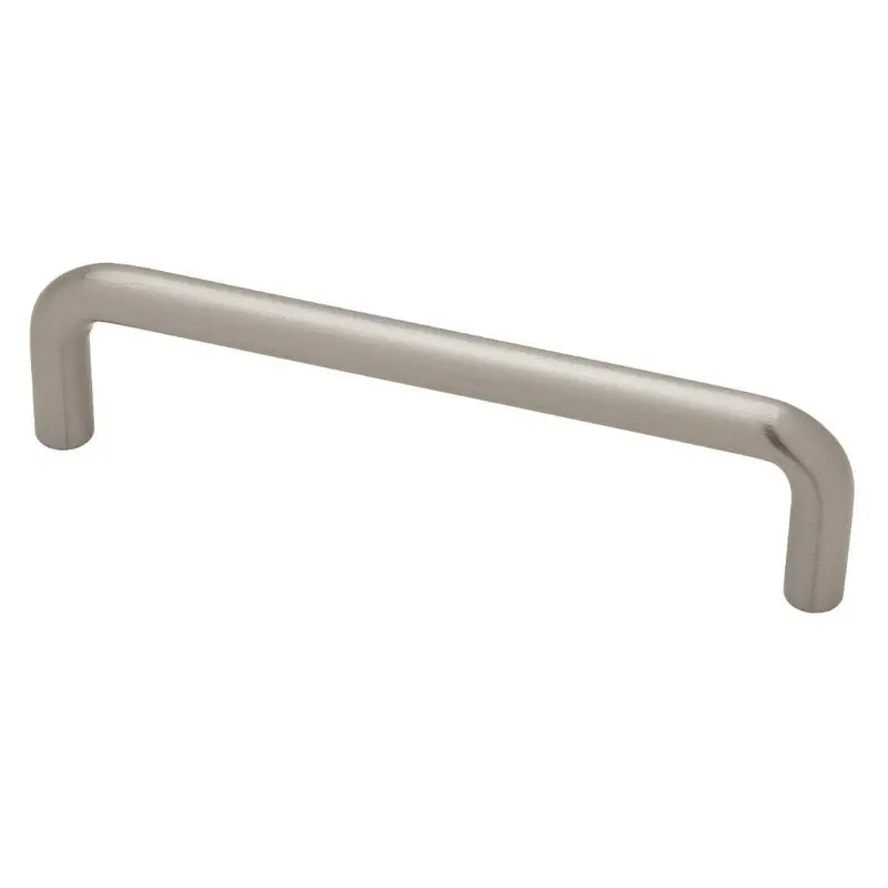 4 in. (102mm) Center-to-Center Satin Nickel Wire Drawer Pull3 3/4 in. / Satin Nickel / 0.11