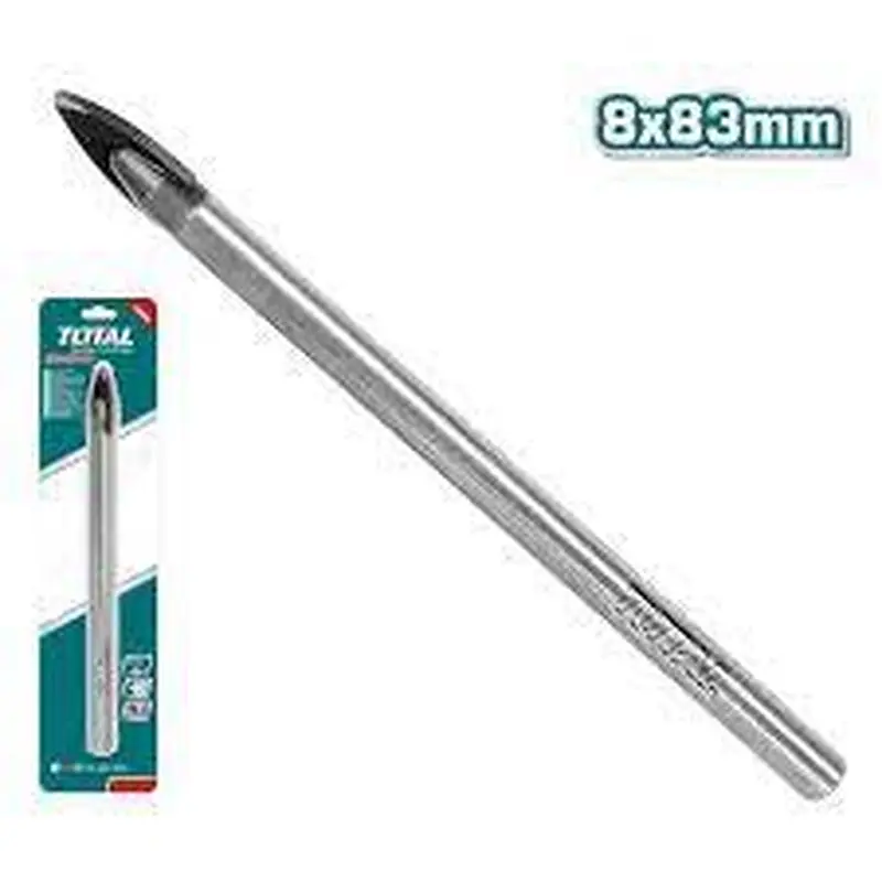 TACG100812 Silver Ceramic Drill Bit 8mm