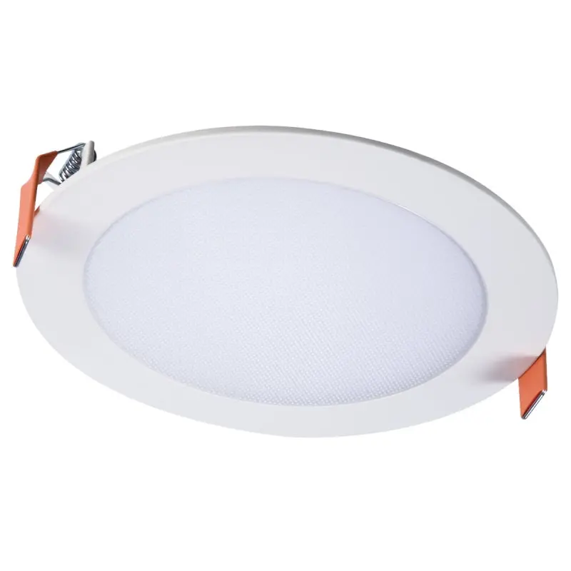 HALO HLB6 Series HLB6099FS1EMWR Downlight, 16 W, 120 V, 1-Lamp, LED Lamp, Aluminum, White