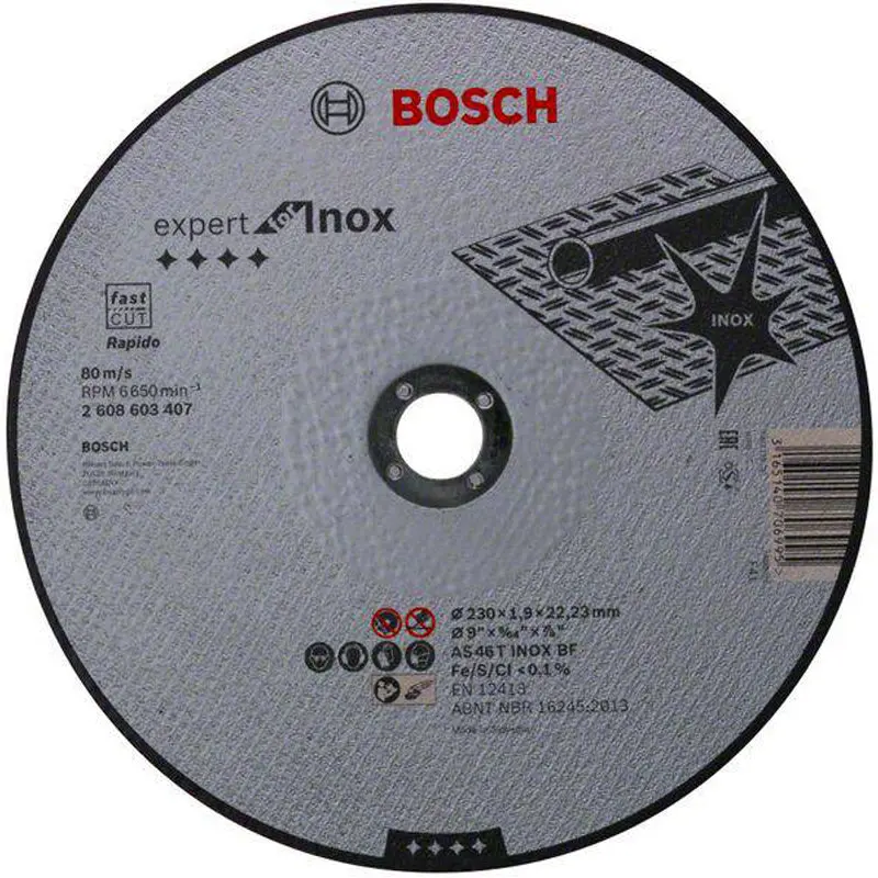 Cutting Disc Expert for Inox 230x1.9x22.23mm