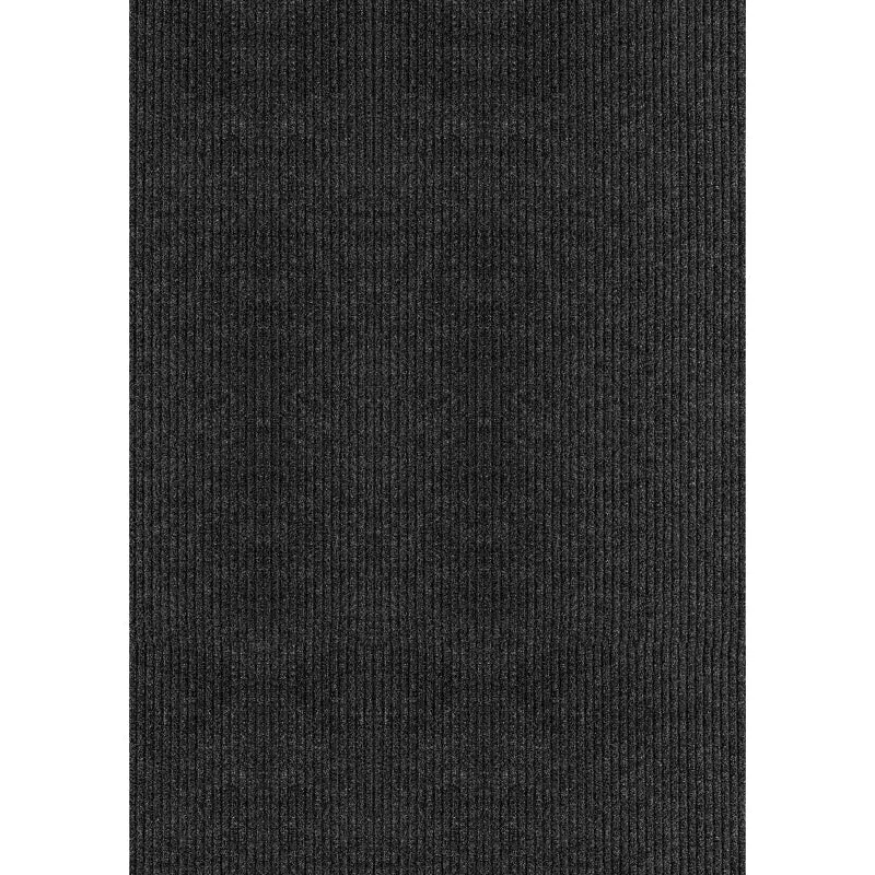 Multy Home MT1000165 Mat, 6 ft L, 4 ft W, Runner, Cocord Pattern, Polyester Rug, Charcoal