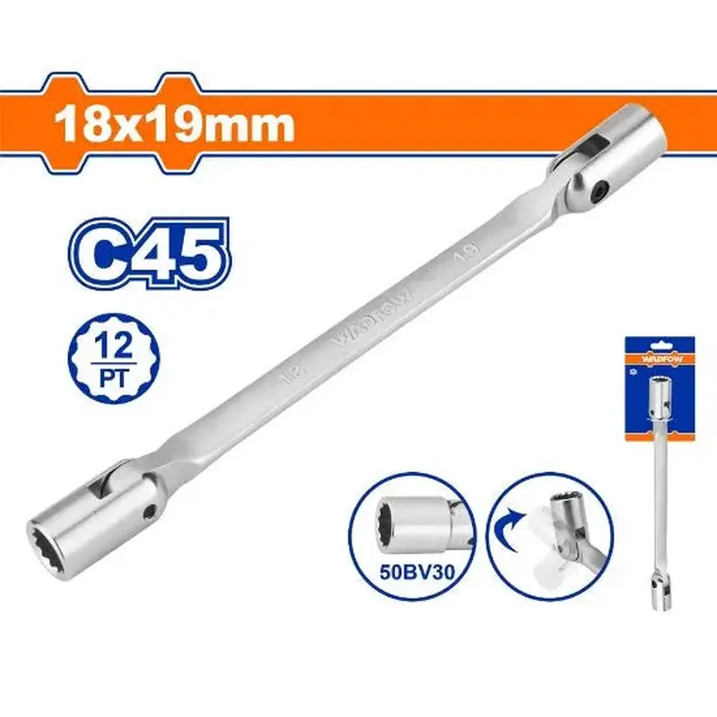 Wadfow 18mm-19mm Carbon Steel Wrench