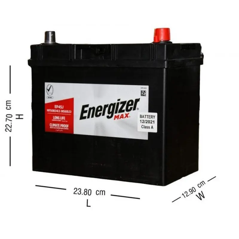 Car Battery-45 Amp High Poles
