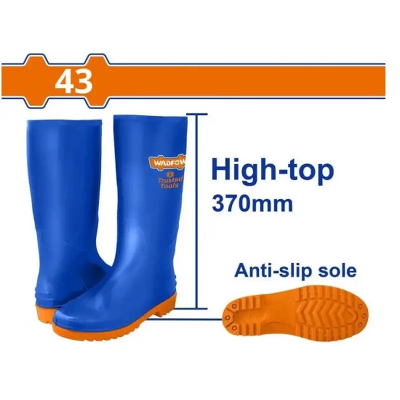 WADFOW Rain Boots Size 43 Durable