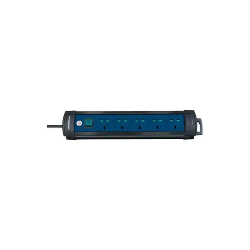 Brennenstuhl ext skt premium multi line black/blue multistandard | BRE00118