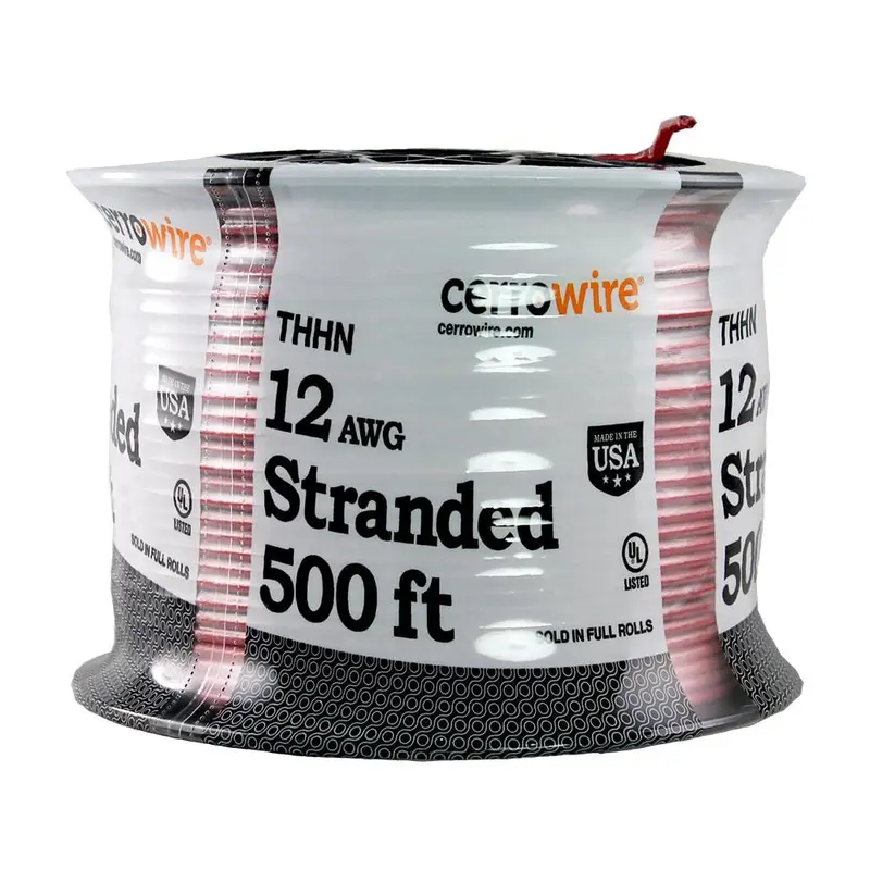 500 ft. 12/1 Red Stranded THHN Wire62.50 / Pink / 2500