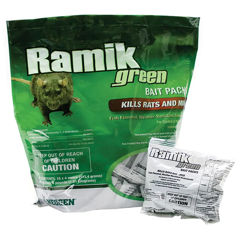 RAMIK GREEN MINI RAT & MOUSE BAIT PACKS4 lbs