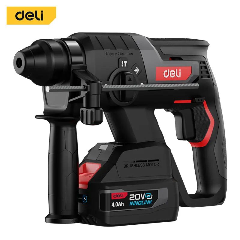 Deli 20V Lithium-Ion Rotary Hammer | EDE-DC20-2D4
