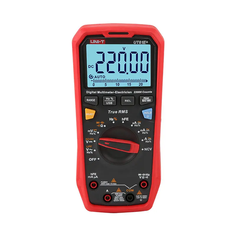 UNI-T 1000V True RMS Digital Multimeter | UT61E 