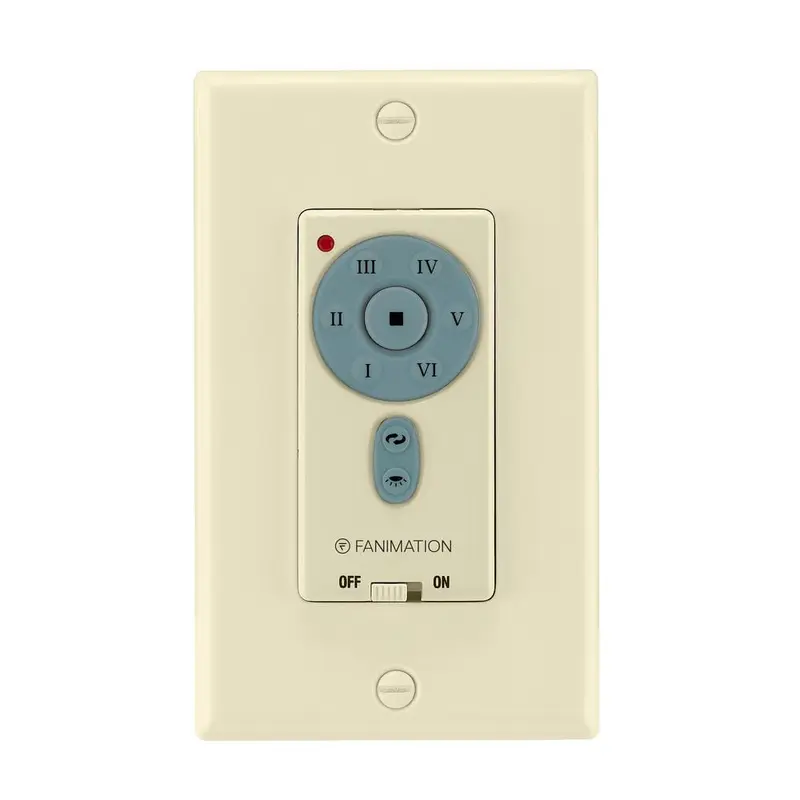 6-Speed DC Motor Wall Switch, Off-Whiteeach