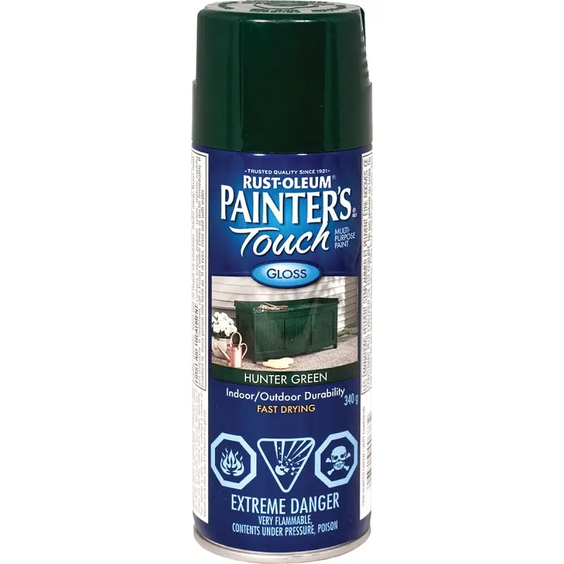 Rust-Oleum N1938830 Spray Paint, Hunter Green, 340 g, Can
