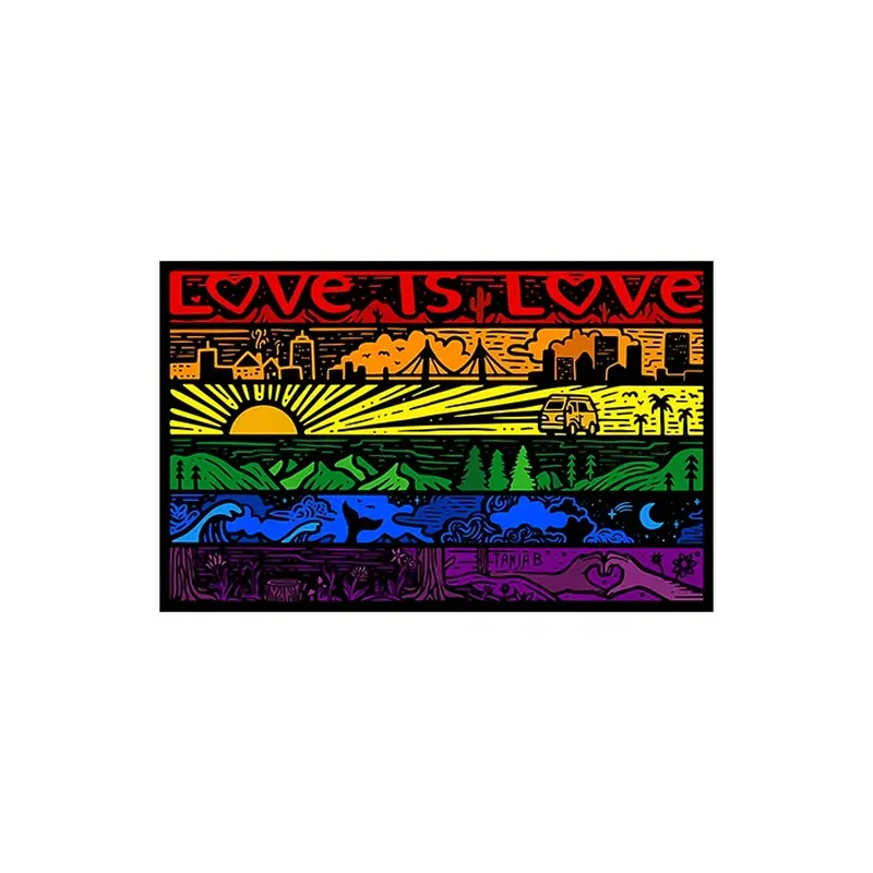 Love is Love Rainbow Sticker