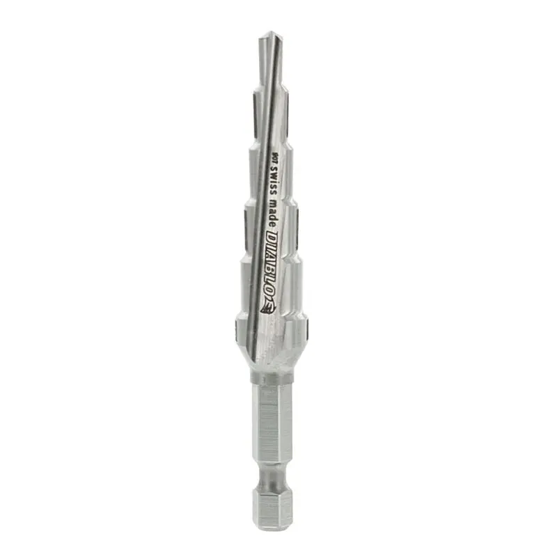 Diablo 1/4 in.  1/2 in. 6 Step Impact Step Drill Bit