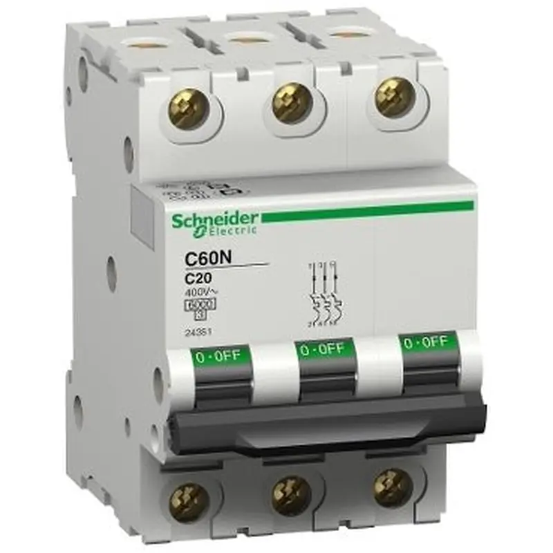 Circuit breaker | C60N 3P 6A  C