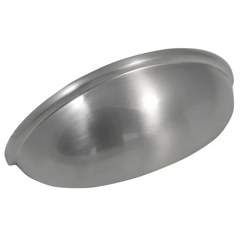 3 in. Nantucket Cabinet Cup Pull in Satin Nickel (Pack of 10)0.80 / each