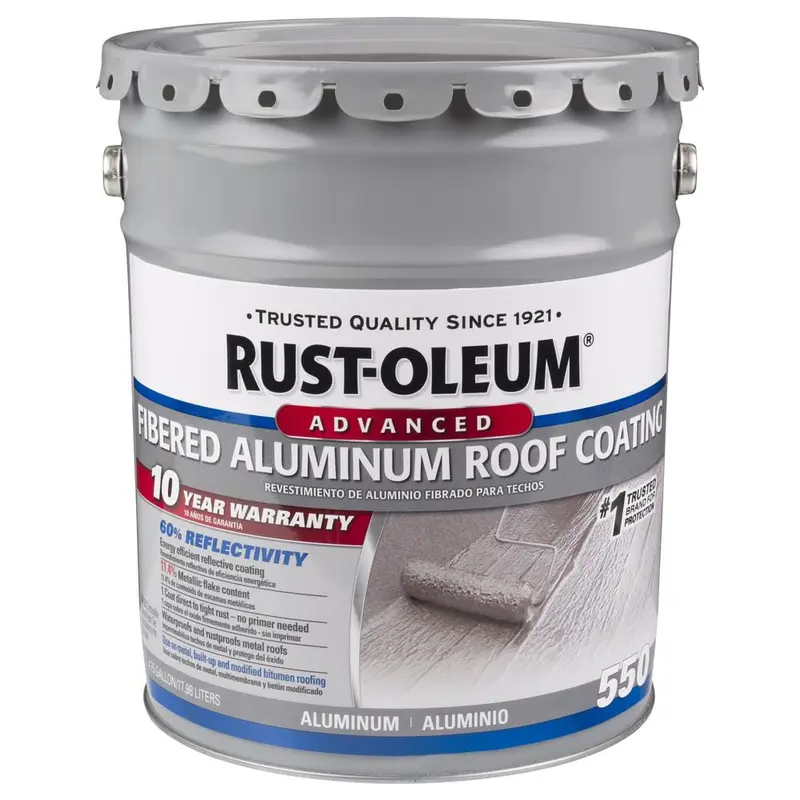 4.75 Gal. 10-Year Fibered Aluminum Reflective Roof Coating45 / each