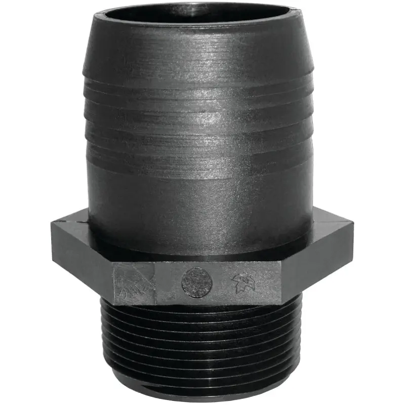 Green Leaf A200P Adapter, 2 in, MPT x Hose Barb, Polypropylene