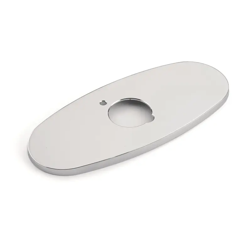 Commercial Faucet Escutcheon PlateBrushed Nickel