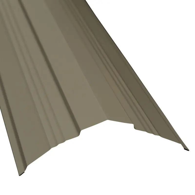 14 in. Universal Ridge Flashing in Charcoal8 / each