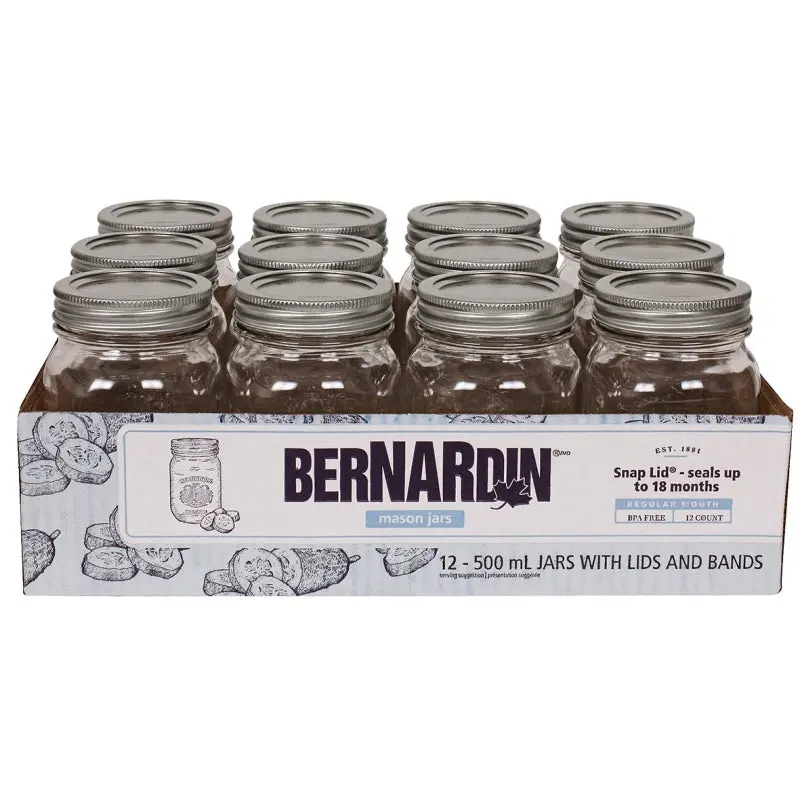 Bernardin 10500 Traditional Jar, 500 mL