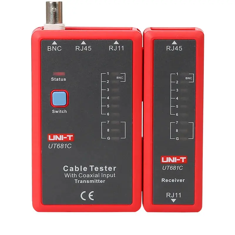 UNI-T Cable Tester for Ethernet and Coaxial Cables | UT681C