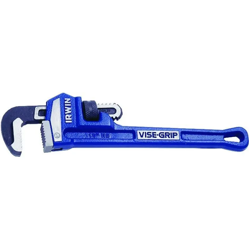 Irwin 274101 Pipe Wrench, 1-1/2 in Jaw, 10 in L, Iron, I-Beam Handle