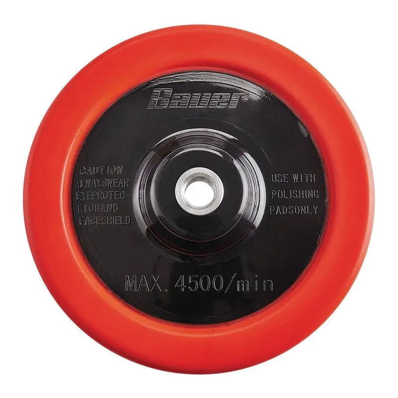 7 in. Threaded Polishing Hook and Loop Backing Pad