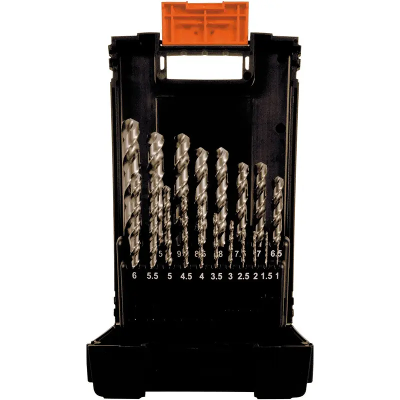 Drill bit set HSS-G type SN 25pcs in plastic case | 60022