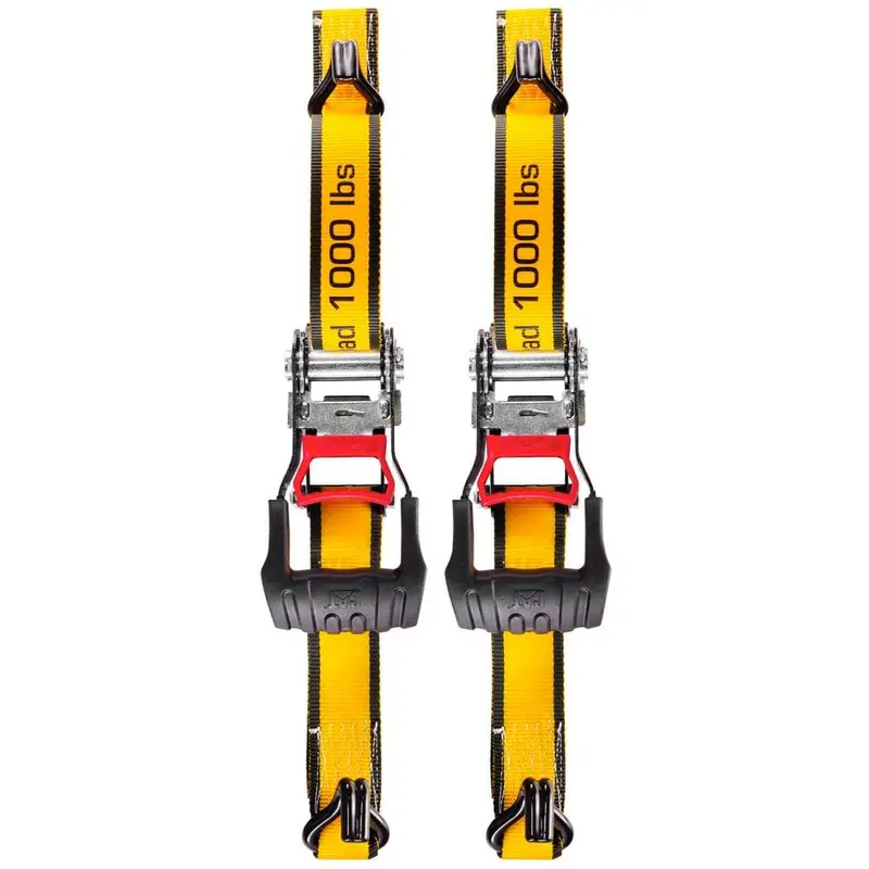16 ft. x 1-1/4 in. Heavy-Duty Ratcheting 1000 lbs. Tie-Down Straps (2-Piece)