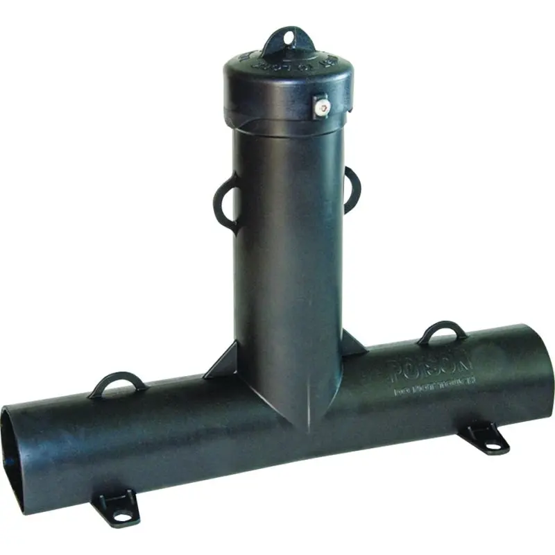J.T. Eaton 902R Bait Station, 15-1/4 in L, 4-1/2 in W, 12 in H, Plastic, Black