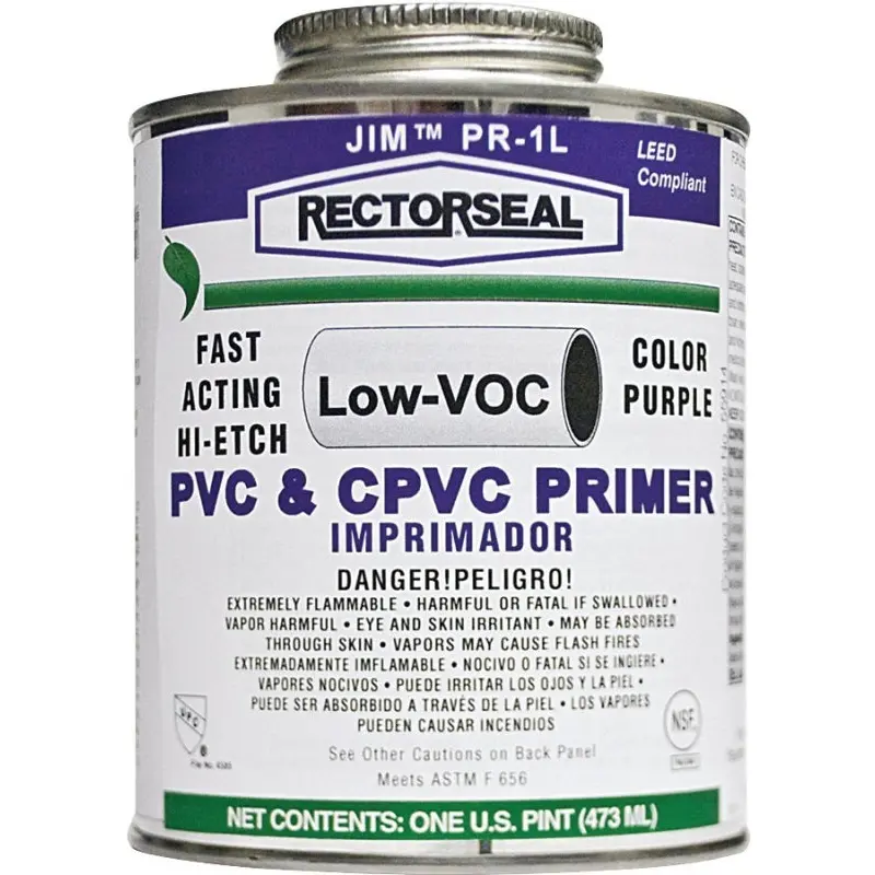Rectorseal 55914 Hi-Etch Primer, Liquid, Purple, 1 pt