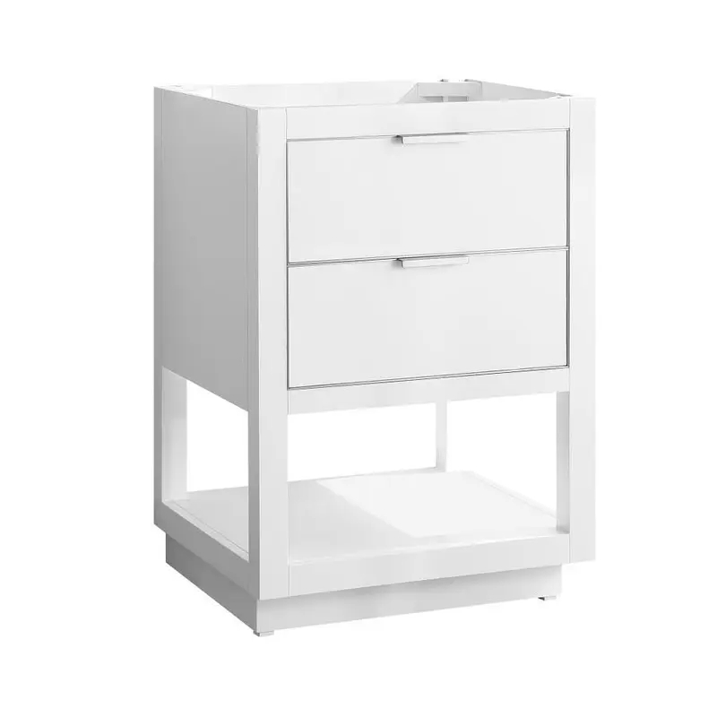 Avanity Allie 24-in White Bathroom Vanity CabinetTwilight Gray