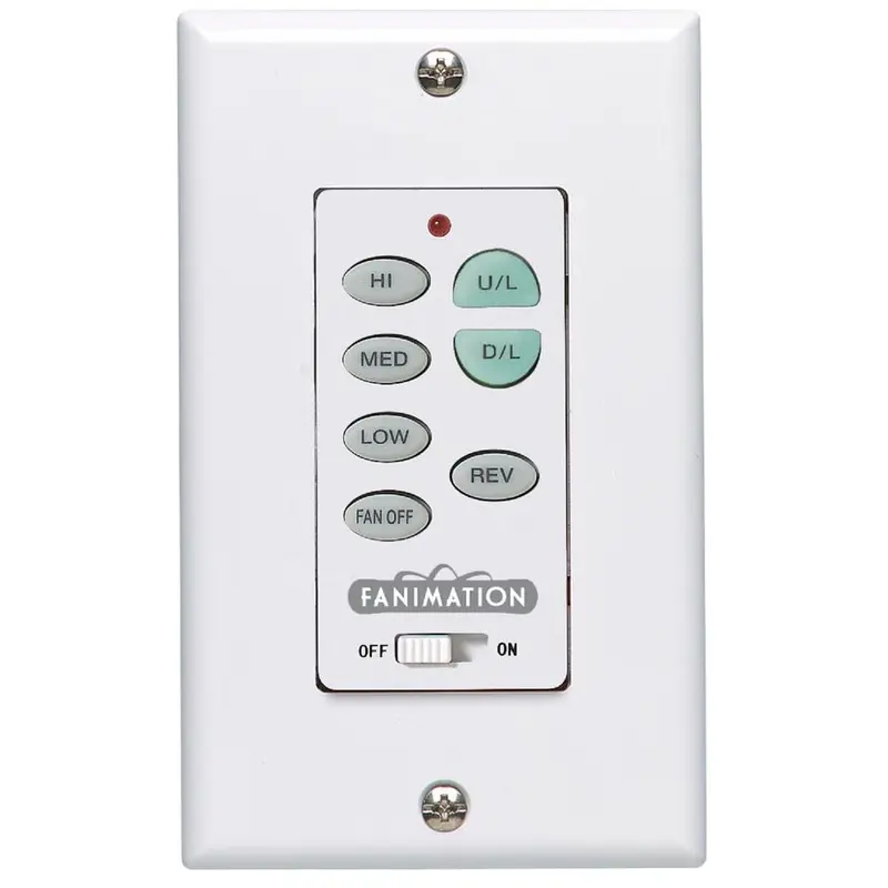 3-Speed Wall Control Reversing Switch, Whiteeach