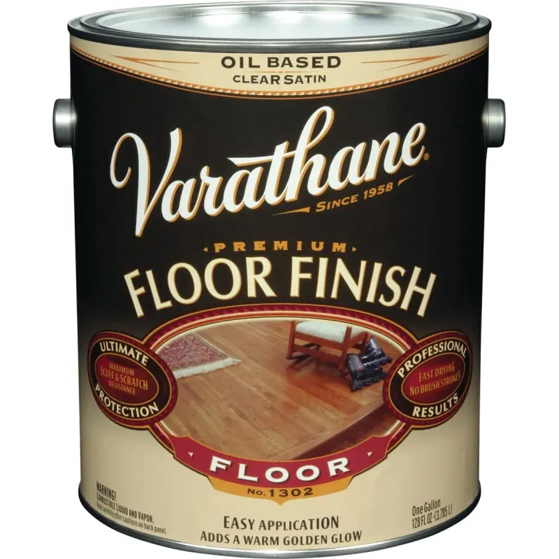 Varathane 214552 Premium Floor Finish Paint, Satin, Liquid, 1 gal, Can