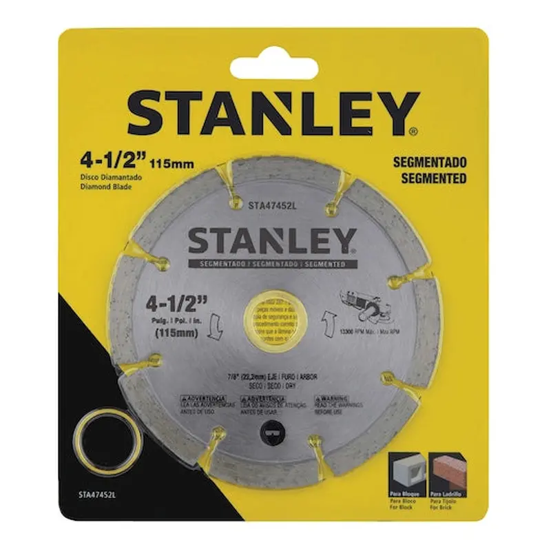 Stanley Segmented Diamond Blade 4.5 in