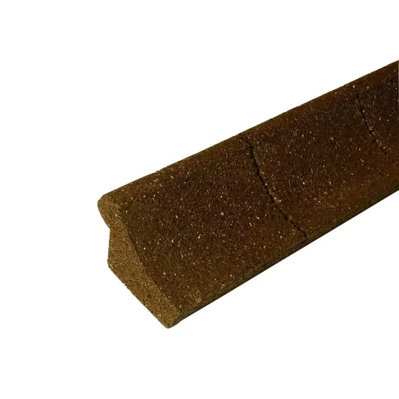 4 ft. Brown Rubber Curb Landscape Edging (4-Pack)Gray / 12 / 4