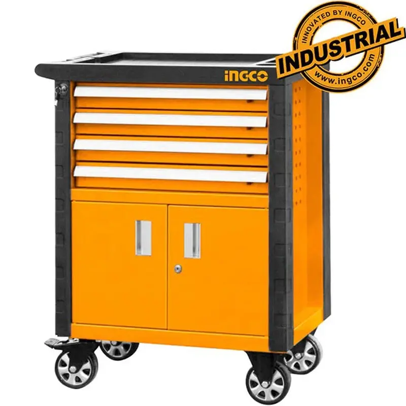 INGCO Metal Workshop Cabinet with 4 Shelves HDTC01042