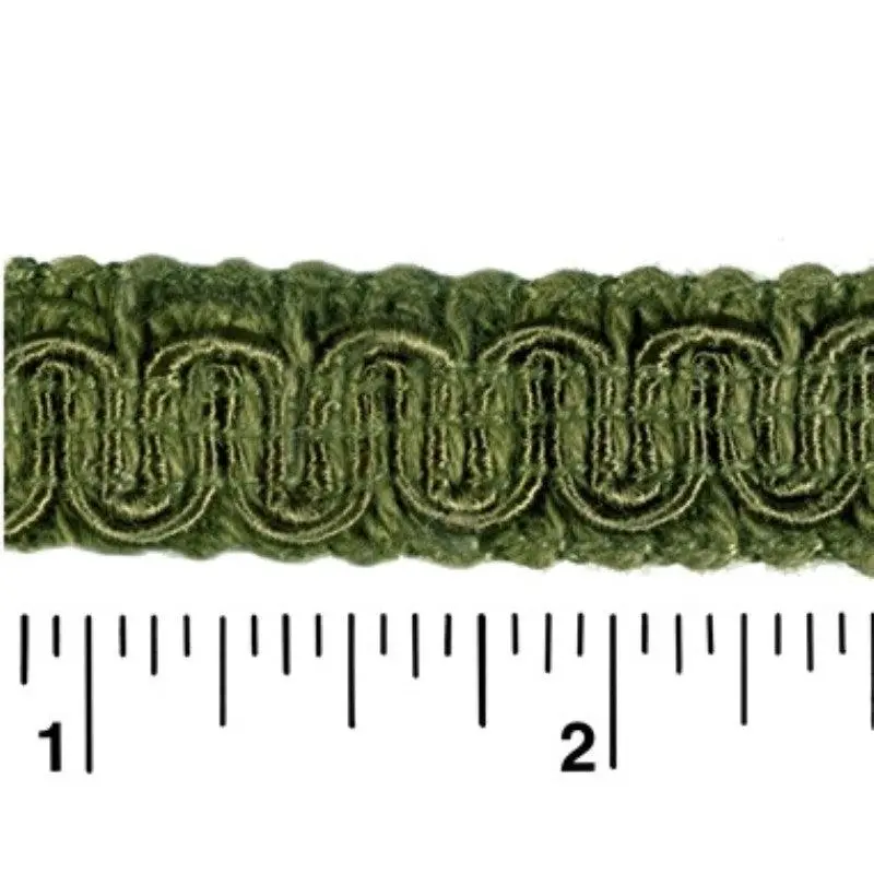 Rayon Scroll Gimp - L50 Doric Khaki 36 Yards